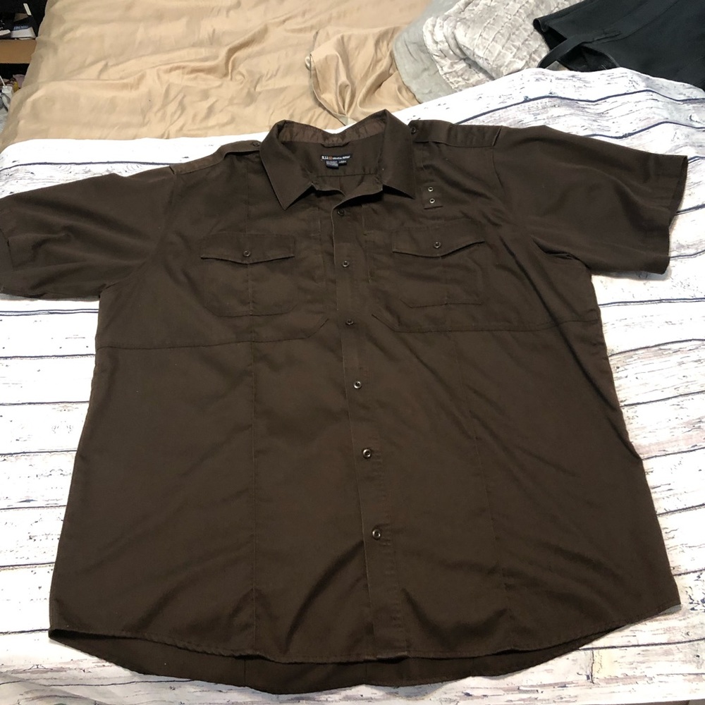 5.11 Tactical Shirt Men’s 4XLT Big Tall Brown